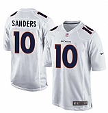 Nike Denver Broncos #10 Emmanuel Sanders 2016 White Men's Game Event Jersey,baseball caps,new era cap wholesale,wholesale hats